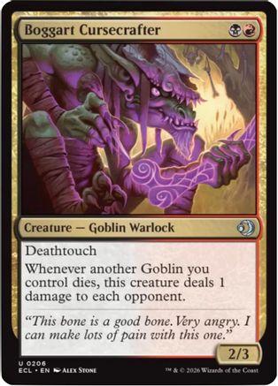 Boggart Cursecrafter (ECL-206) - Lorwyn Eclipsed Foil | Grognard Games