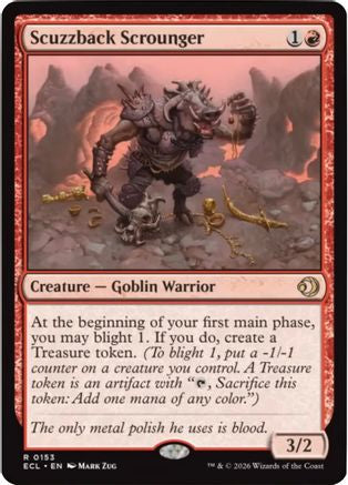 Scuzzback Scrounger (ECL-153) - Lorwyn Eclipsed | Grognard Games