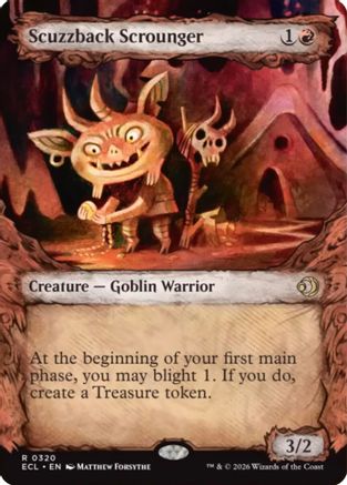 Scuzzback Scrounger (Showcase) (ECL-320) - Lorwyn Eclipsed Foil | Grognard Games