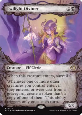 Twilight Diviner (Showcase) (ECL-315) - Lorwyn Eclipsed Foil | Grognard Games