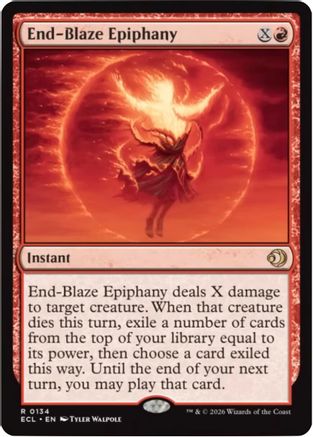 End-Blaze Epiphany (ECL-134) - Lorwyn Eclipsed Foil | Grognard Games