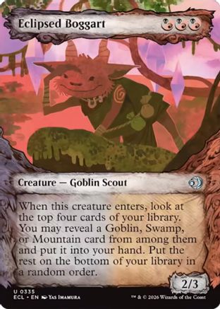 Eclipsed Boggart (Showcase) (ECL-335) - Lorwyn Eclipsed Foil | Grognard Games
