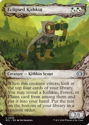 Eclipsed Kithkin (Showcase) (ECL-338) - Lorwyn Eclipsed Foil | Grognard Games
