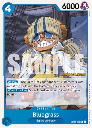 Bluegrass (EB04-026) - The Azure Sea's Seven Release Event Cards | Grognard Games