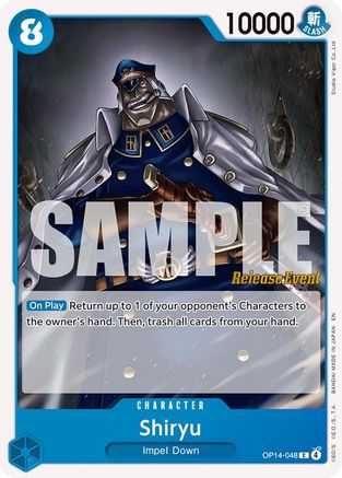 Shiryu (OP14-048) - The Azure Sea's Seven Release Event Cards | Grognard Games