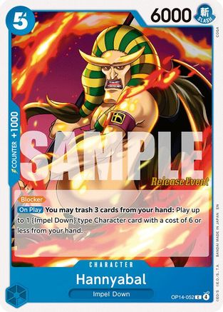 Hannyabal (OP14-052) - The Azure Sea's Seven Release Event Cards | Grognard Games