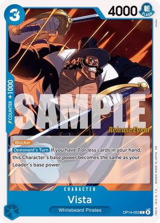 Vista (OP14-053) - The Azure Sea's Seven Release Event Cards | Grognard Games