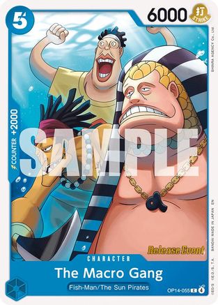 The Macro Gang (OP14-055) - The Azure Sea's Seven Release Event Cards | Grognard Games