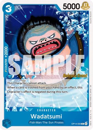 Wadatsumi (OP14-056) - The Azure Sea's Seven Release Event Cards | Grognard Games