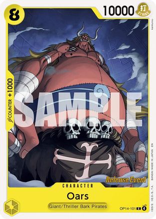 Oars (OP14-101) - The Azure Sea's Seven Release Event Cards | Grognard Games