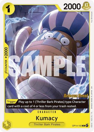 Kumacy (OP14-102) - The Azure Sea's Seven Release Event Cards | Grognard Games