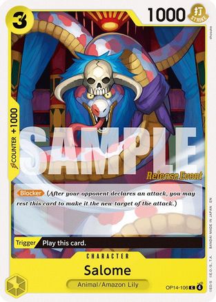 Salome (OP14-106) - The Azure Sea's Seven Release Event Cards | Grognard Games