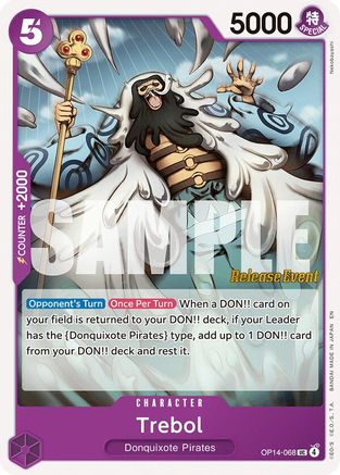 Trebol (OP14-068) - The Azure Sea's Seven Release Event Cards | Grognard Games