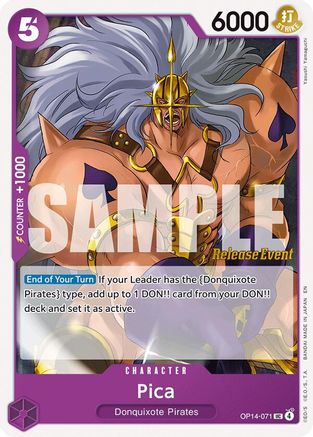 Pica (OP14-071) - The Azure Sea's Seven Release Event Cards | Grognard Games