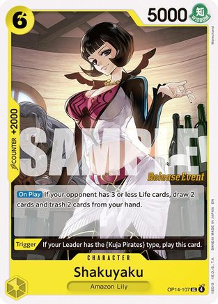 Shakuyaku (OP14-107) - The Azure Sea's Seven Release Event Cards | Grognard Games