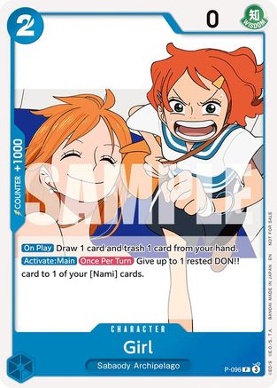 Girl (OP14 Release Event) (P-096) - One Piece Promotion Cards | Grognard Games