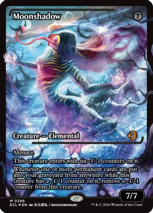 Moonshadow (0386) (Showcase) (ECL-386) - Lorwyn Eclipsed Foil | Grognard Games