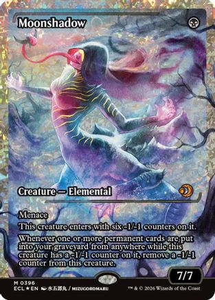 Moonshadow (0396) (Showcase) (Fracture Foil) (ECL-396) - Lorwyn Eclipsed Foil | Grognard Games