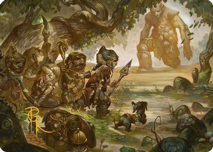 Protective Response Art Card (Gold-Stamped Signature) (ASECL-003) - Art Series: Lorwyn Eclipsed | Grognard Games