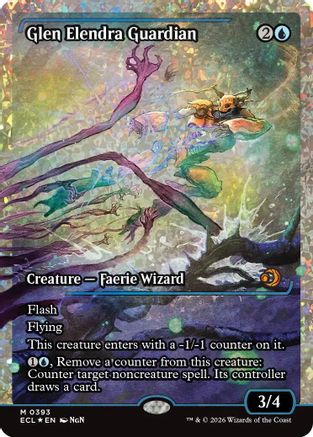 Glen Elendra Guardian (0393) (Showcase) (Fracture Foil) (ECL-393) - Lorwyn Eclipsed Foil | Grognard Games
