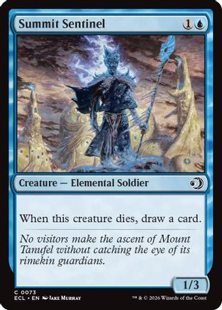 Summit Sentinel (ECL-073) - Lorwyn Eclipsed Foil | Grognard Games