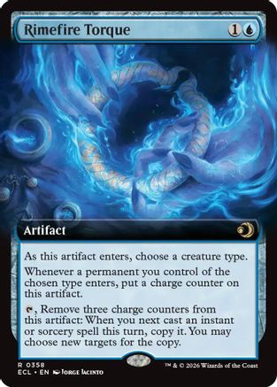 Rimefire Torque (Extended Art) (ECL-358) - Lorwyn Eclipsed | Grognard Games