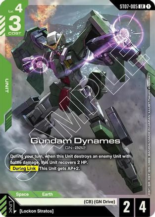 Gundam Dynames (LR) - Starter Deck 07 Celestial Drive (ST07-005) Holofoil | Grognard Games