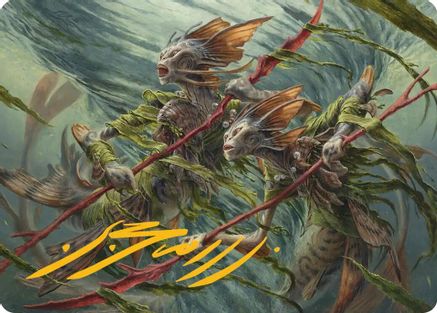 Champions of the Shoal Art Card (Gold-Stamped Signature) (ASECL-006) - Art Series: Lorwyn Eclipsed | Grognard Games