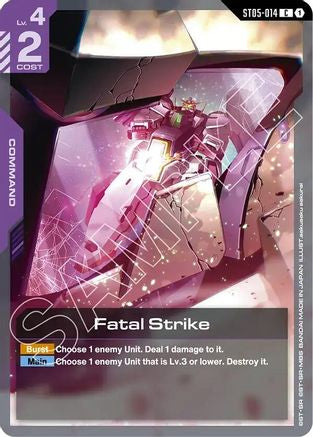 Fatal Strike - Starter Deck 07 Celestial Drive (ST05-014) | Grognard Games