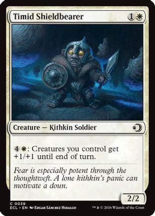 Timid Shieldbearer (ECL-039) - Lorwyn Eclipsed | Grognard Games