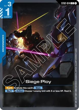 Siege Ploy - Starter Deck 08 Flash of Radiance (ST02-014) | Grognard Games