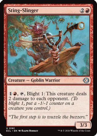 Sting-Slinger (ECL-161) - Lorwyn Eclipsed Foil | Grognard Games