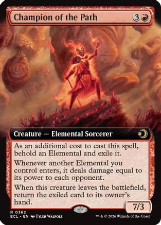 Champion of the Path (Extended Art) (ECL-362) - Lorwyn Eclipsed | Grognard Games