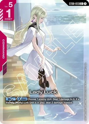 Lady Luck (C+) - Starter Deck 08 Flash of Radiance (ST08-013) Holofoil | Grognard Games