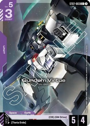 Gundam Virtue (ST07-003) (C+) - Starter Deck 07 Celestial Drive (ST07-003) Holofoil | Grognard Games