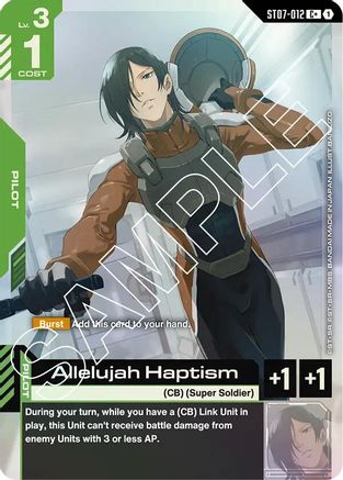 Allelujah Haptism (C+) - Starter Deck 07 Celestial Drive (ST07-012) Holofoil | Grognard Games