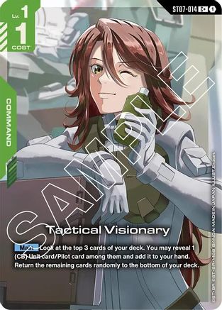 Tactical Visionary (C+) - Starter Deck 07 Celestial Drive (ST07-014) Holofoil | Grognard Games