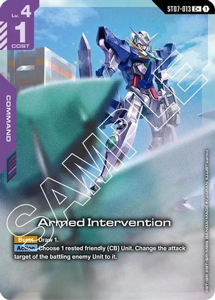Armed Intervention (C+) - Starter Deck 07 Celestial Drive (ST07-013) Holofoil | Grognard Games