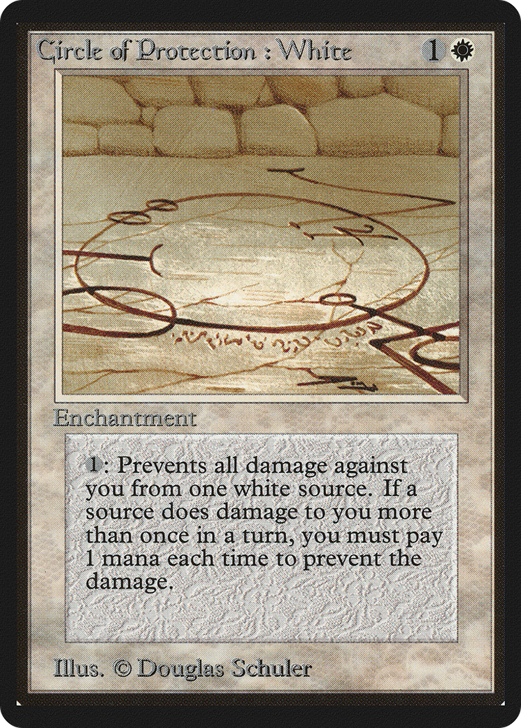 Circle of Protection: White [Limited Edition Beta] | Grognard Games