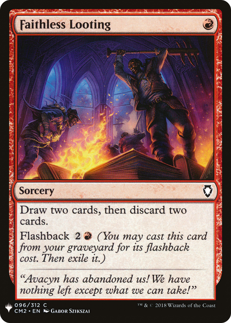 Faithless Looting [Mystery Booster] | Grognard Games