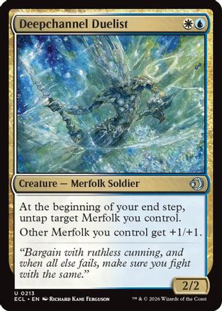 Deepchannel Duelist (ECL-213) - Lorwyn Eclipsed Foil | Grognard Games