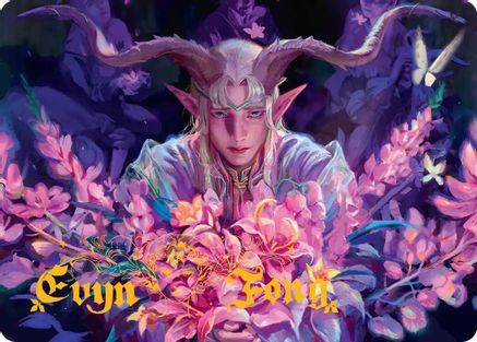 Dawnhand Eulogist Art Card (Gold-Stamped Signature) (ASECL-014) - Art Series: Lorwyn Eclipsed | Grognard Games