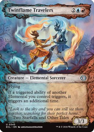 Twinflame Travelers (Showcase) (ECL-345) - Lorwyn Eclipsed Foil | Grognard Games