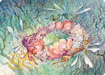 Grave Venerations Art Card (Gold-Stamped Signature) (ASECL-046) - Art Series: Lorwyn Eclipsed | Grognard Games