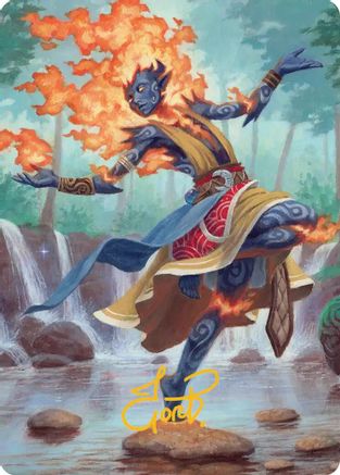 Ashling, Rekindled Art Card (16/54) (Gold-Stamped Signature) (ASECL-016) - Art Series: Lorwyn Eclipsed | Grognard Games