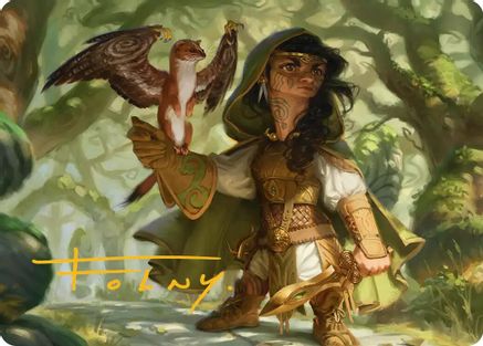 Crossroads Watcher Art Card (Gold-Stamped Signature) (ASECL-020) - Art Series: Lorwyn Eclipsed | Grognard Games
