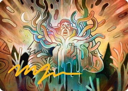 Aurora Awakener Art Card (40/54) (Gold-Stamped Signature) (ASECL-040) - Art Series: Lorwyn Eclipsed | Grognard Games