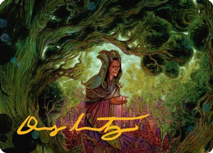 Bloom Tender Art Card (Gold-Stamped Signature) (ASECL-041) - Art Series: Lorwyn Eclipsed | Grognard Games