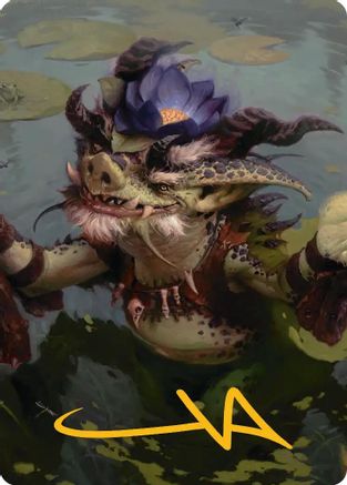 Ignoble Hierarch Art Card (Gold-Stamped Signature) (ASECL-050) - Art Series: Lorwyn Eclipsed | Grognard Games