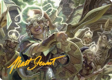 Thoughtweft Lieutenant Art Card (Gold-Stamped Signature) (ASECL-026) - Art Series: Lorwyn Eclipsed | Grognard Games